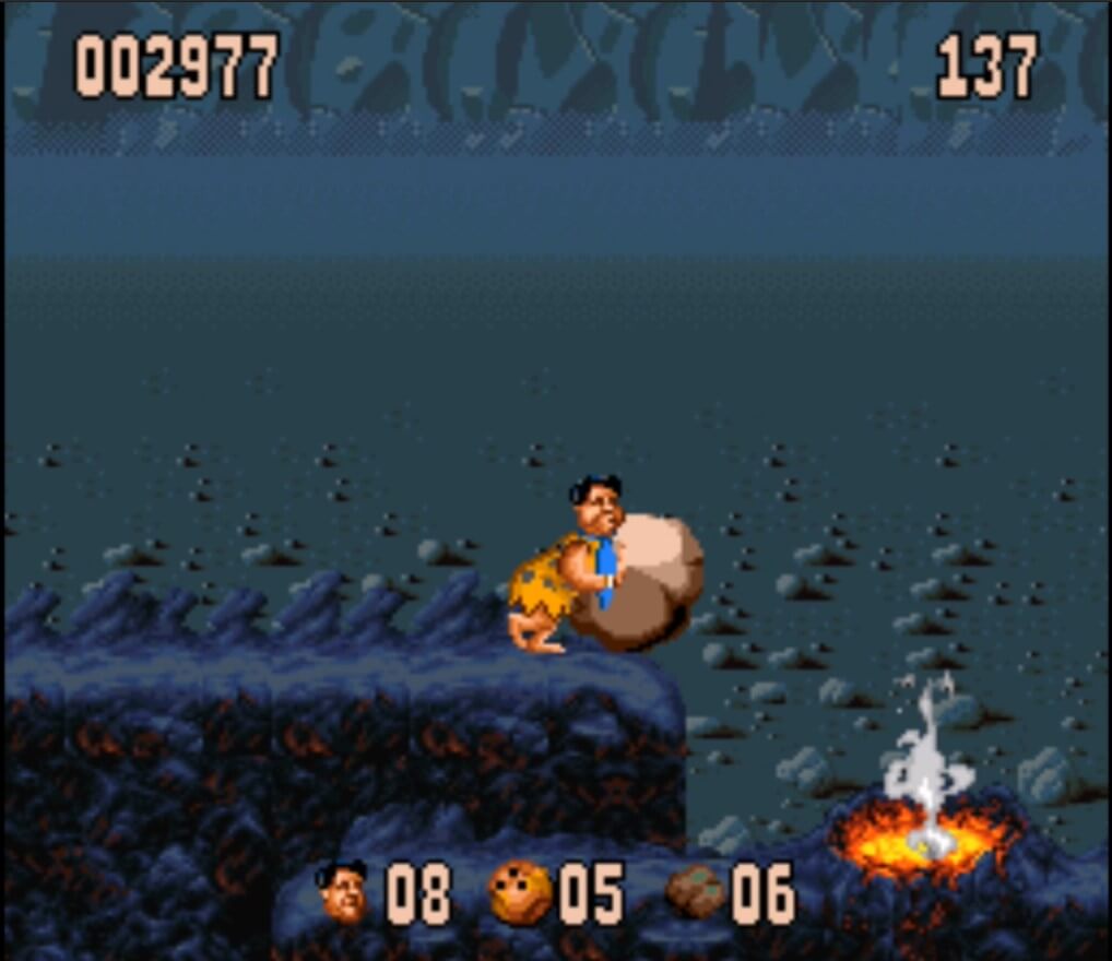 Flintstones, The - геймплей игры Super Nintendo\Famicom